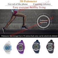 Digital Wristwatch Pedometer Calorie Test Pulse Without Chest Strap Heart Rate Test Man and Women Outdoor Sports Waterproof Watch