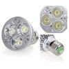 Dimmable 9W E27 White LED Light Spotlight Lamp Bulb 185-265V