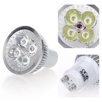 Dimmable LED Light Spotlight Lamp Bulb White 4W GU10 185-265V Energy-saving