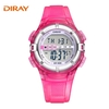 DIRAY Digital Children Student Watch Sport Watches 5ATM Water-resistant Boys Girls Kids Wristwatch with Alarm LED Backlight Function