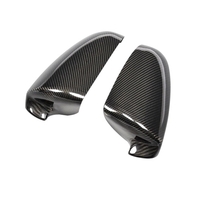 Direct Add On Carbon Fiber Side Mirror Covers Caps For BMW F10 M5 2012-2017, 1 Pair