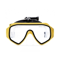 Diving Mask Action Camera Accessories Scuba Diving Google Snorkeling Silicone Tempered Glass Goggles for Xiaomi Xiaoyi Camera