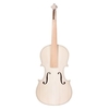 DIY 4/4 Full Size Natural Solid Wood Acoustic Violin Fiddle Kit Spruce Top Maple Back Neck Jujube Wood Accessory Aluminum Alloy Tailpiece
