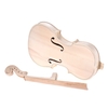 DIY 4/4 Full Size Natural Solid Wood Acoustic Violin Fiddle Kit with EQ Spruce Top Maple Back Neck Fingerboard Aluminum Alloy Tailpiece