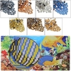 DIY 5D Handmade Diamonds Embroidery Painting Set Sea World Round Diamond Pasted Cross Stitch Mosaic Home Decoration 58 * 44cm