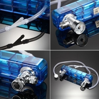 DIY CO2 Generator System Kit with Pressure Guage Safe Vavle Air Flow Adjuster Aquarium Accessory Fish Tank Plant Necessity