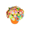 DIY Craft Handmade Button Bouquet Materials Iron Wire Button Petal Bouquets Kit for Children
