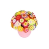 DIY Craft Handmade Button Bouquet Materials Iron Wire Button Petal Bouquets Kit for Children