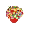 DIY Craft Handmade Button Bouquet Materials Iron Wire Button Petal Bouquets Kit for Children