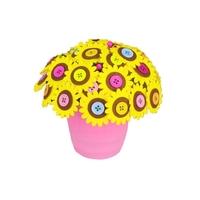 DIY Craft Handmade Button Bouquet Materials Iron Wire Button Petal Bouquets Kit for Children