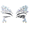 DIY Eyebrow Face Body Art Adhesive Tattoo Stickers Makeup Decorations