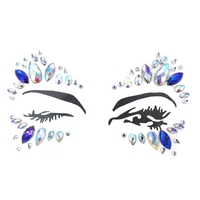 DIY Eyebrow Face Body Art Adhesive Tattoo Stickers Makeup Decorations