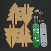 DIY Full Color Changing LED Light Acrylic 3D Christmas Tree Electronic Learning Kit Module