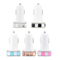 DIY High Speed 2-Port 5V 2A + 5V 1A USB Car Charger with Data Cable for iPhone 6 6 Plus 6S 6S Plus Samsung HTC Huawei