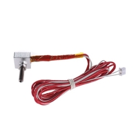 DIY Hot End Kit 0.4mm Nozzle & M6 30mm Extruder Throat & 12V 40W Heater & NTC 3950 Thermistor & Aluminum Heater Block for RapRep Prusa i3 Anet A2 A8 3D Printer Replacement