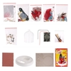 DIY House Miniature Kit Dollhouse Creative Room with Furniture LED Glass Cover Voice Control Switch for Christmas Romantic Kids Gift