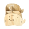 DIY Multi-functional Wooden Desktop Remote Control Storage Box Organizer Caddy Mobile Phone Pen Office Supplies Holder Container--Light Wood