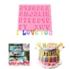 DIY No Stick Cake Letter Mold Chocolate Fondant Decorating Tool Silicone Baking Sugarcraft Gumpaste Molds