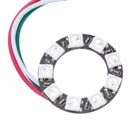 DIY RGB LED Ring Light 9*WS2811 5050 RGB LED 5V 1A with Integrated Driver