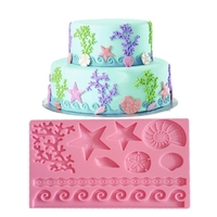 DIY Silicone Fondant Mold Cake Decoration Tools Sugar Baking Icing Molds Cakes Border Decor