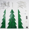 DIY Star Flashing 3D LED Light Decoration Christmas Tree Electronic Learning Kit Module Switching Different Effect By One Button