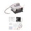 DIY Thermoelectric Peltier Refrigeration Cooling System Kit Semiconductor Cooler Conduction Module + Radiator + Fan + TEC1-12706
