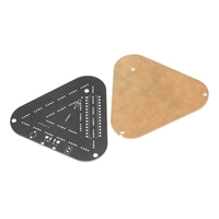 DIY Touch Control Full Color 5MM LED Triangular Pyramid Electronic Kit