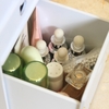 DIY White Desktop 3-Drawers Makeup Organizer Jewelry Storage Box Cosmetic Holder with Acrylic Mirror