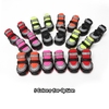 DJJ DS303SA Cool Colorful Pet Dog Shoes Spring and Autumn Style Dog Sports Shoes Leisure Shoes for Poodle Bichon Frise Standard Schnauzer Small-Breed Dogs 4 Pieces/Set