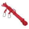 Docooler 6mm * 10m Outdoor Safety Rope Professional High Strength Rock Climbing Rope Rescue Caving Rappelling Mountaineering Survival Accessory Cord Sling with Carabiner