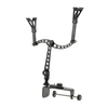 Docooler Aluminum Alloy Triangular Fishing Rod Tripod Holder Ground Support Stand Rack for Fishing Rod Set Rod Better Post Free Hand Prevent Drop