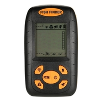 Docooler Portable Sonar Fish Finder 100M Depth Echo Sounder Fishfinder Fish Alarm Transducer Electronic Fishing Tackle Equipment