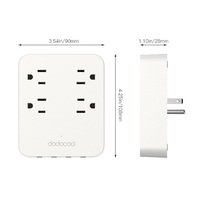 dodocool 1250W Smart 4-outlet Wall Mount Power Strip