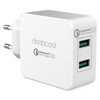 dodocool 36W Quick Charge 3.0 2-Port USB Wall Charger