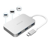 dodocool 6-in-1 Aluminum Alloy Multifunction USB-C Hub for MacBook/MacBook Pro/Google Chromebook Pixel and More Silver