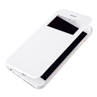 dodocool Flip PU Leather Ultra Slim Case Cover Single View Window for 4.7"Apple iPhone 6 White