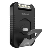 dodocool Portable 4200 mAh Solar Charger Power Bank External Battery Pack with 4 LED Flashlight Black