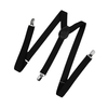 Fashion Clip on Suspenders Elastic Y-Shape Back Formal Unisex Adjustable Braces