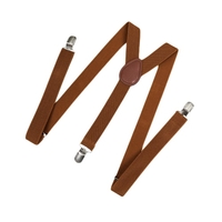 Fashion Clip on Suspenders Elastic Y-Shape Back Formal Unisex Adjustable Braces