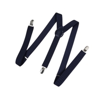 Fashion Clip on Suspenders Elastic Y-Shape Back Formal Unisex Adjustable Braces