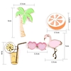 Fashion Cute Lovely Collar Shirt Brooch Badge Set Clip Pin Jewelry Clothes Accessory for Women Gift Decoration Kids