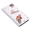 Fashion Flip PU Leather Bling Flower Wallet Protective Case Cover with Card Holder for iPhone 6 Plus