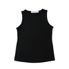 Fashion Kids Baby Girls Two-Piece Set Vest Sleeveless T-Shirt Splicing Contrast Color Elastic Waist Trousers Outfits Black