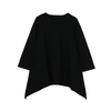 Fashion Kids Cotton A-Line Irregular Hem Round Neck Long Sleeve Loose Children Girls