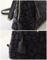 Fashion Luxurious Women Tote Faux Fur Shoulder Messenger Bag Mini Handbag Grey/Burgundy/Brown/Turquoise