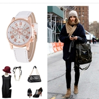 Fashion Luxury PU Leather Quartz Women Watches Vintage Style Lasies Casual Wristwatch Feminio Relogio