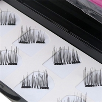 Fashion Magnetic Lashes Reusable 3D False Eyelashes Tweezers Set Eyelashes No Glue Needed Cosmetics Eye Decoration Magnet Eyelashes