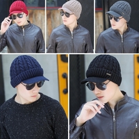 Fashion Men Knitted Beret Crochet Slouch Baggy Beanie Winter Warm Hat Cap Headwear