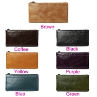 Fashion Men Wallet Money Clip Leather Long Clutch Business Credit Card Cash Holder Case Purse