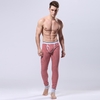 Fashion Men Winter Leggings Striped Long Johns Underwear Tights Elastic Waist Cotton Sleepwear Thermal Pants